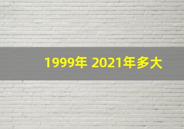 1999年 2021年多大